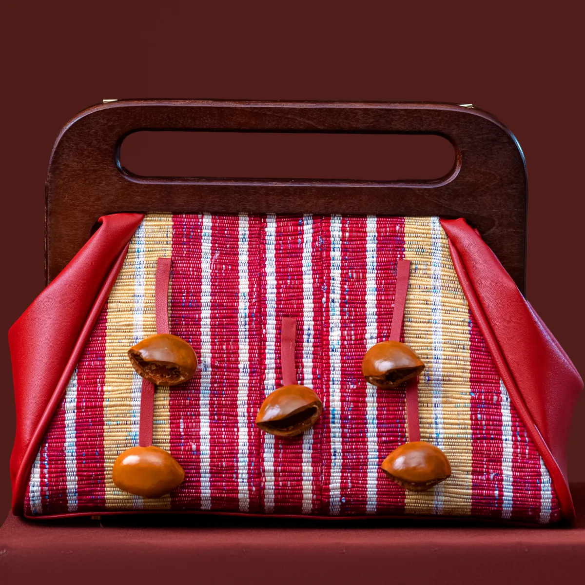The Adunni Luxe in Crimson